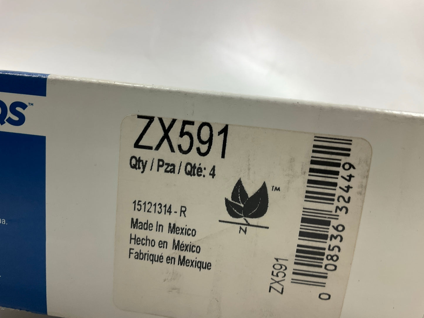 MISSING CLIPS - Wagner ZX591 Front Semi-Metallic Disc Brake Pads