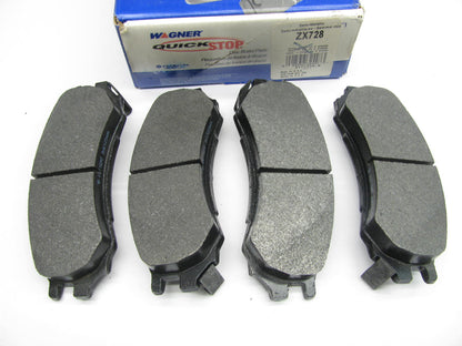 Wagner ZX728 Semi-Metallic Quick-stop Disc Brake Pads - Front