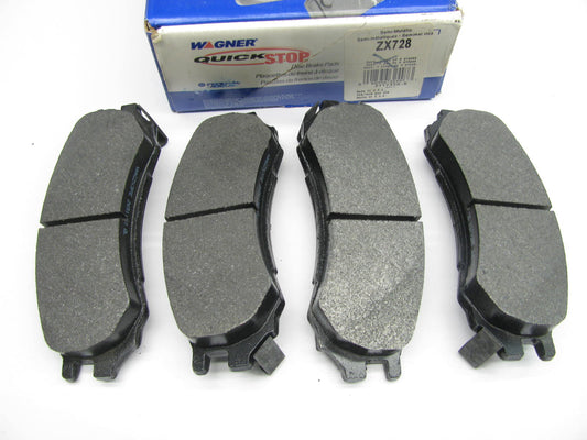 Wagner ZX728 Semi-Metallic Quick-stop Disc Brake Pads - Front