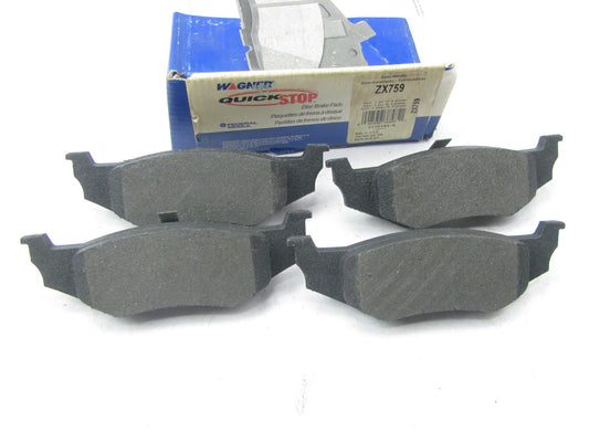 Wagner ZX759 Semi-Metallic Disc Brake Pads - Rear