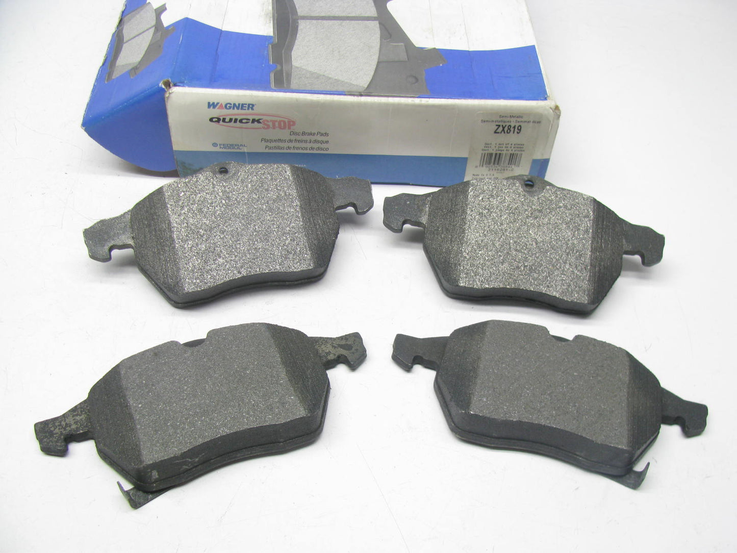 Wagner ZX819 Semi-Metallic Disc Brake Pads - Front