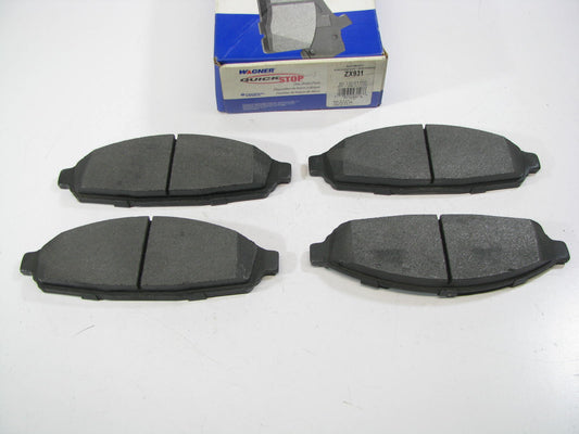 MISSING HARDWARE - Wagner ZX931 Semi-Metallic Disc Brake Pads - Front