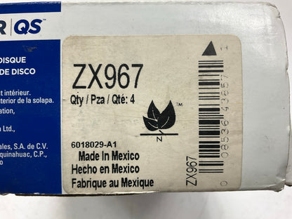 MISSING HARDWARE - Wagner ZX967 Rear Disc Brake Pads 1998-03 Durango