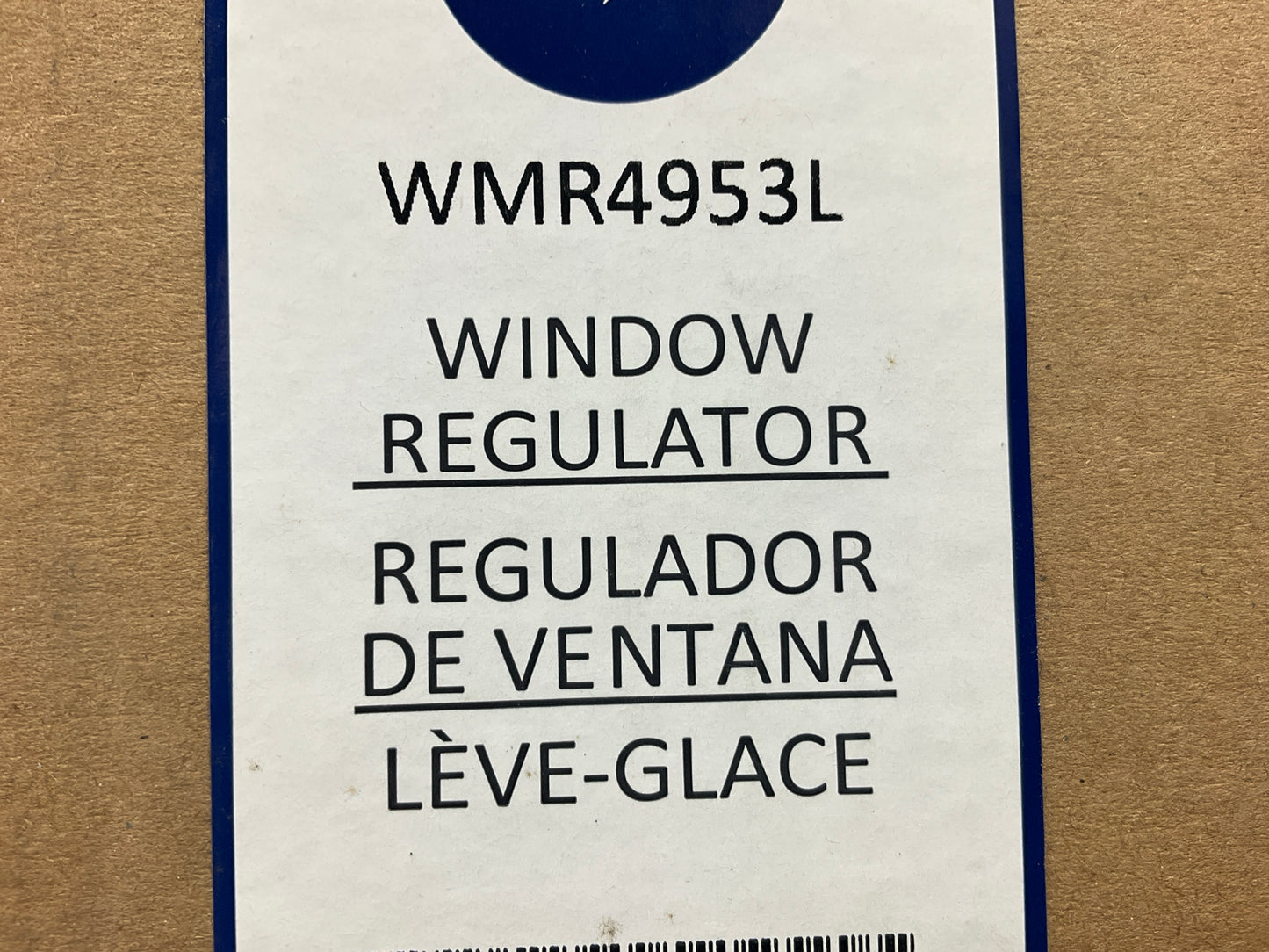 WAI WMR4953L Front Left Manual Window Regulator For 2000-2005 Hyundai Accent