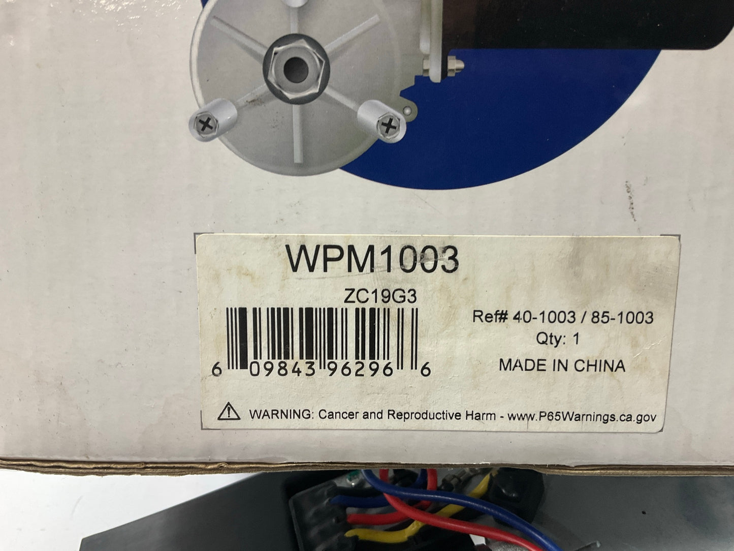 WAI WPM1003 Windshield Wiper Motor For 1994-2005 Chevy Astro, GMC Safari