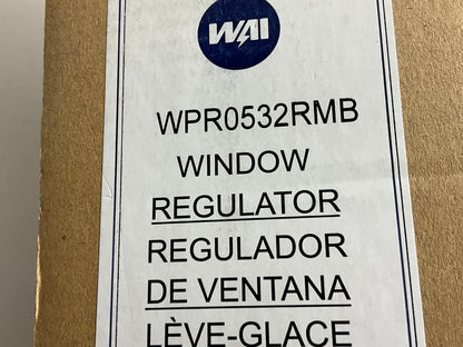 WAI WPR0532RMB Rear Right Power Window Regulator And Motor Assembly