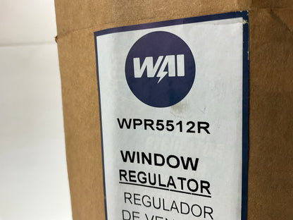 WAI WPR5512R Front Right Passenger Side Window Regulator (REGULATOR ONLY)