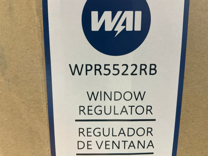 WAI WPR5522RB Rear Right Window Regulator (POWER WINDOW MOTOR NOT INCLUDED)