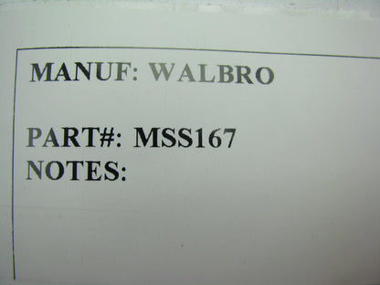 NEW - OUT OF BOX Walbro MSS167 Electric In-Tank Fuel Pump - FE0093