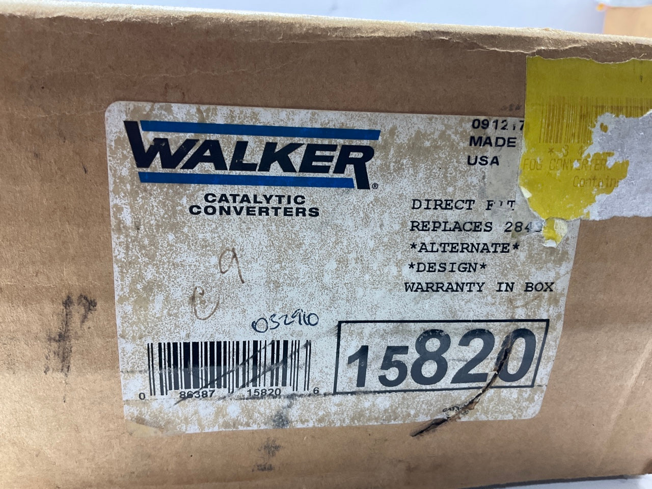 Walker 15820 Direct Fit EPA Compliant Catalytic Converter