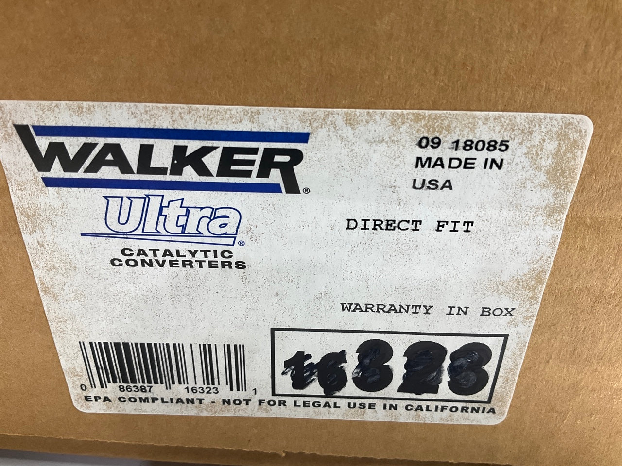 Walker 16323 Direct Fit EPA Compliant Catalytic Converter