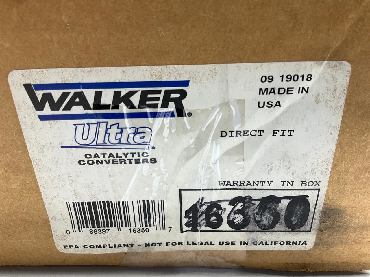 Walker 16350 Direct Fit EPA Compliant Catalytic Converter