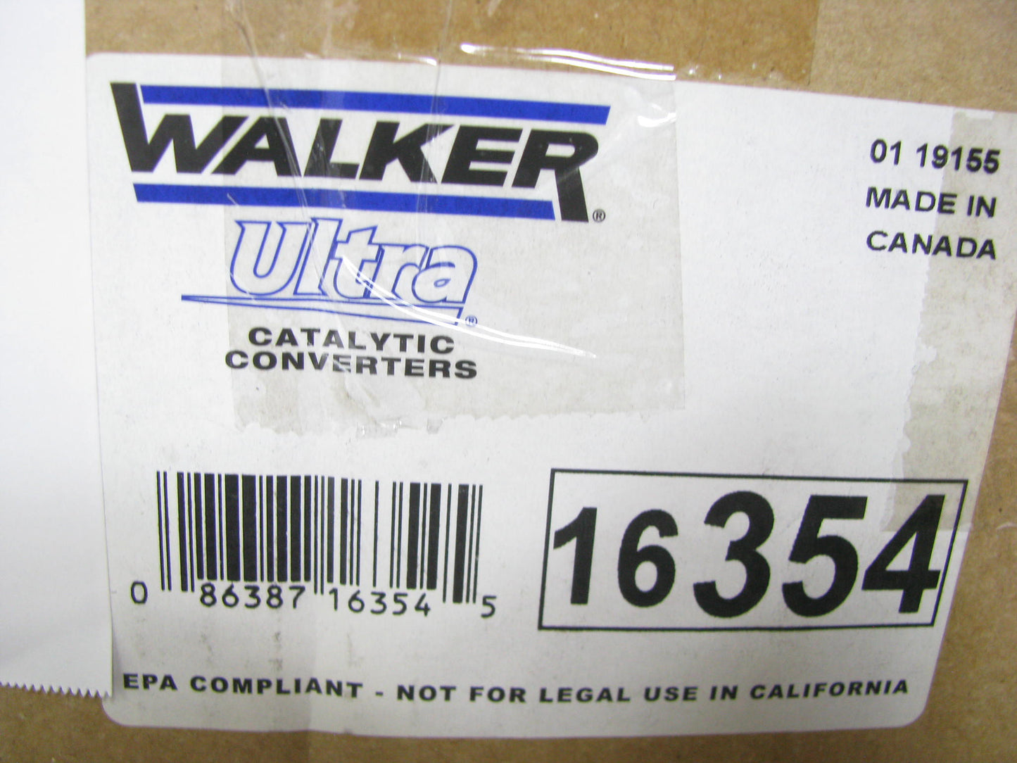 Walker 16354 Direct Fit EPA Compliant Catalytic Converter Exhaust Manifold 2JZGE