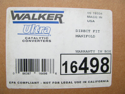 Walker 16498 Direct Fit EPA Compliant Catalytic Converter & Exhaust Manifold