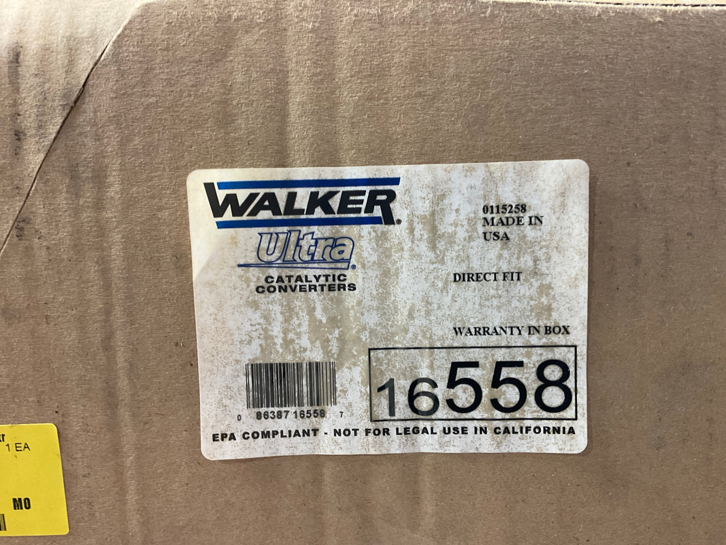 Walker 16558 Rear Catalytic Converter For 2004-2011 Mitsubishi Endeavor