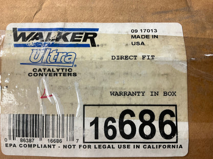 Walker 16686  Catalytic Converter 00-05 DeVille, 06-08 DTS, 98-01 Seville