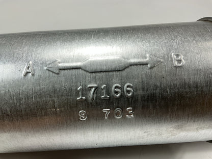 Walker 17166 Universal Muffler 34.5'' Overall Length 2-1/4'' Offset Inlet & Outlet