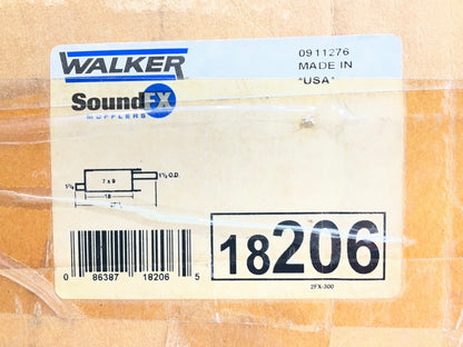 Walker 18206 DIRECT-FIT Exhaust Muffler For 1990-1993 Honda Accord 2.2L