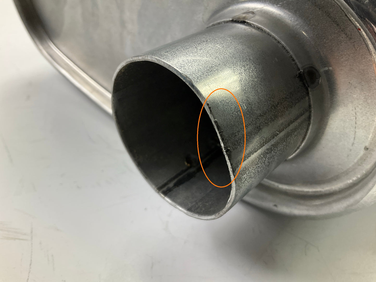 SMALL DENT ON OUTLET - SEE PHOTOS - Walker 18224 SoundFX Direct Fit Muffler