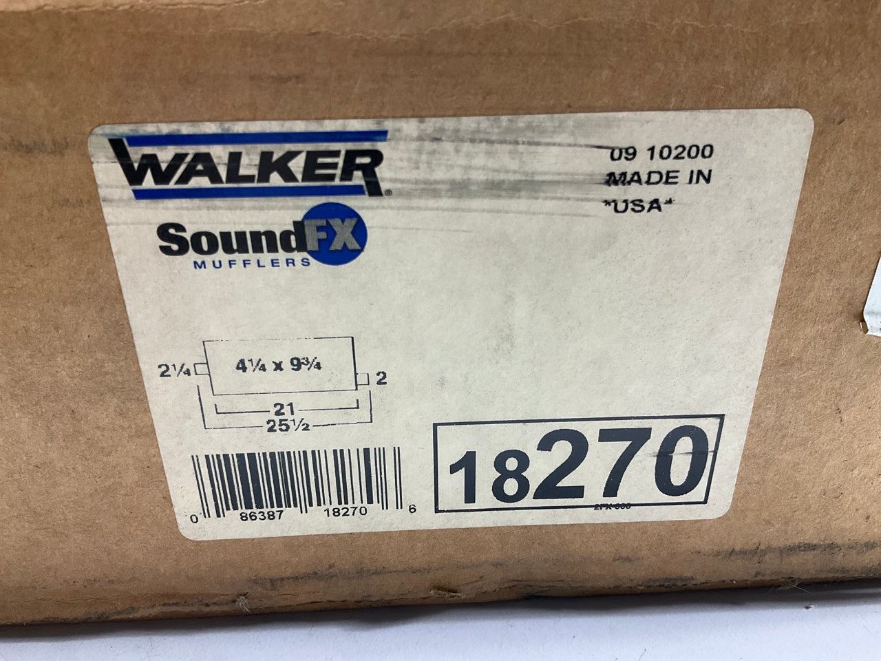 Walker 18270 SoundFX Direct Fit Muffler For 1993-1995 Jeep Grand Cherokee 4.0L