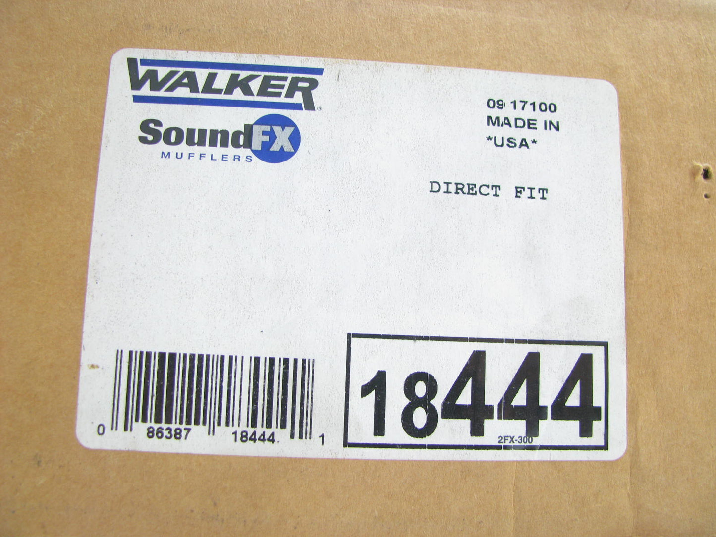 Walker 18444 SoundFX Exhaust Muffler For 1996-1998 Grand Cherokee