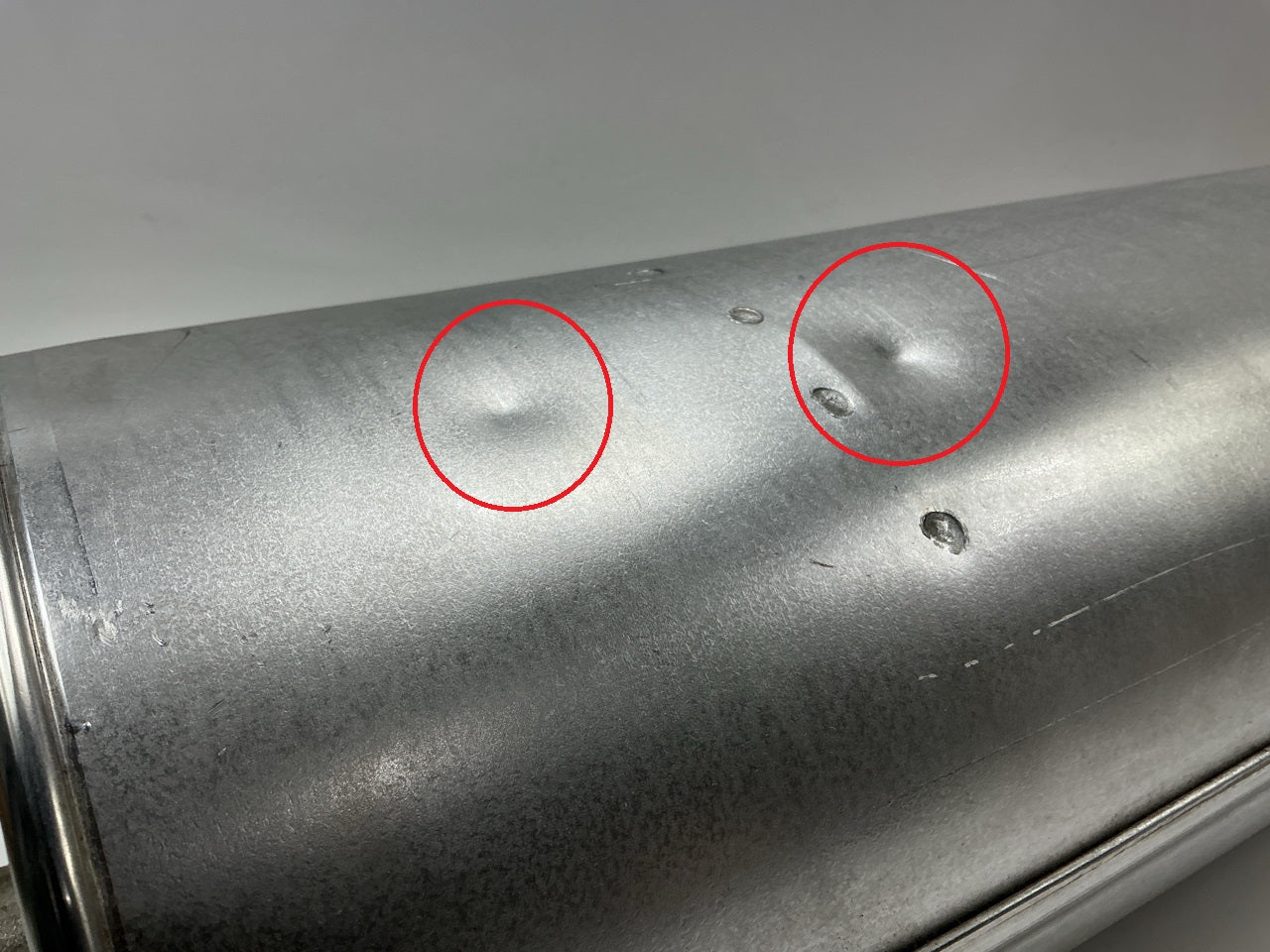 DENTED SEE PHOTOS Walker 18824 Exhaust Muffler SoundFX Direct Fit