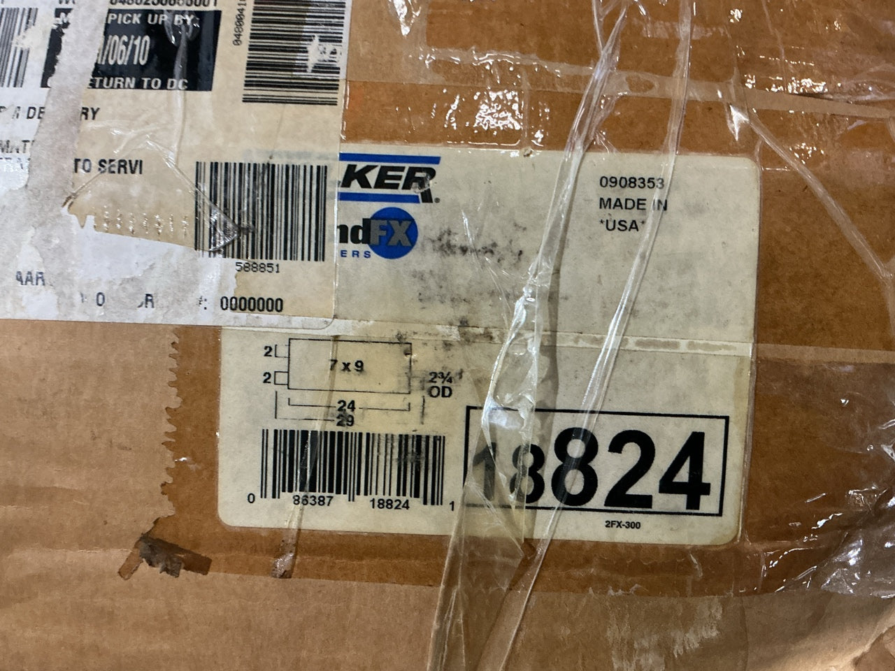 DENTED SEE PHOTOS Walker 18824 Exhaust Muffler SoundFX Direct Fit