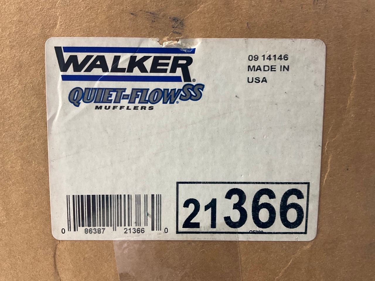 Walker 21366 Direct Fit Quiet-Flow SS Muffler - 1998-2001 Ford Explorer 5.0L V8