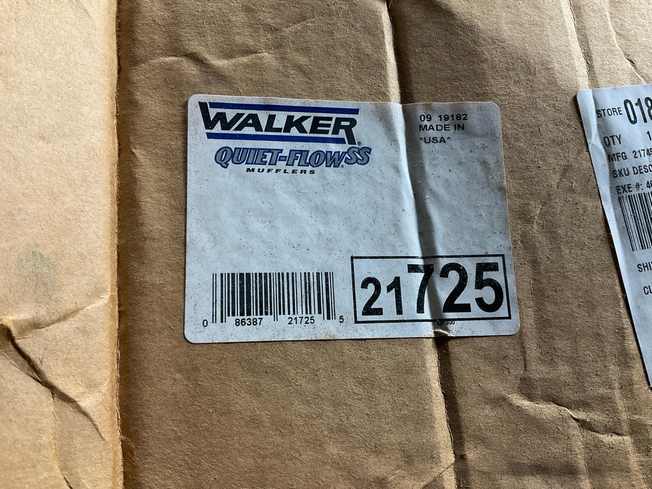 Walker 21725 Direct Replacement Quiet-Flow SS Muffler - 2008-10 F-250 F-350 Gas