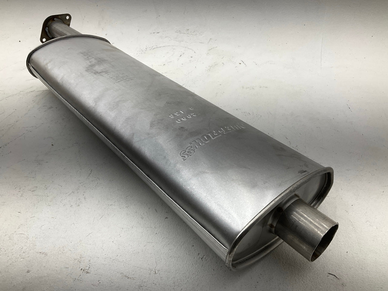 HAS A DENT - SEE ACTUAL PHOTOS - Walker 22990 Direct Fit Exhaust Muffler