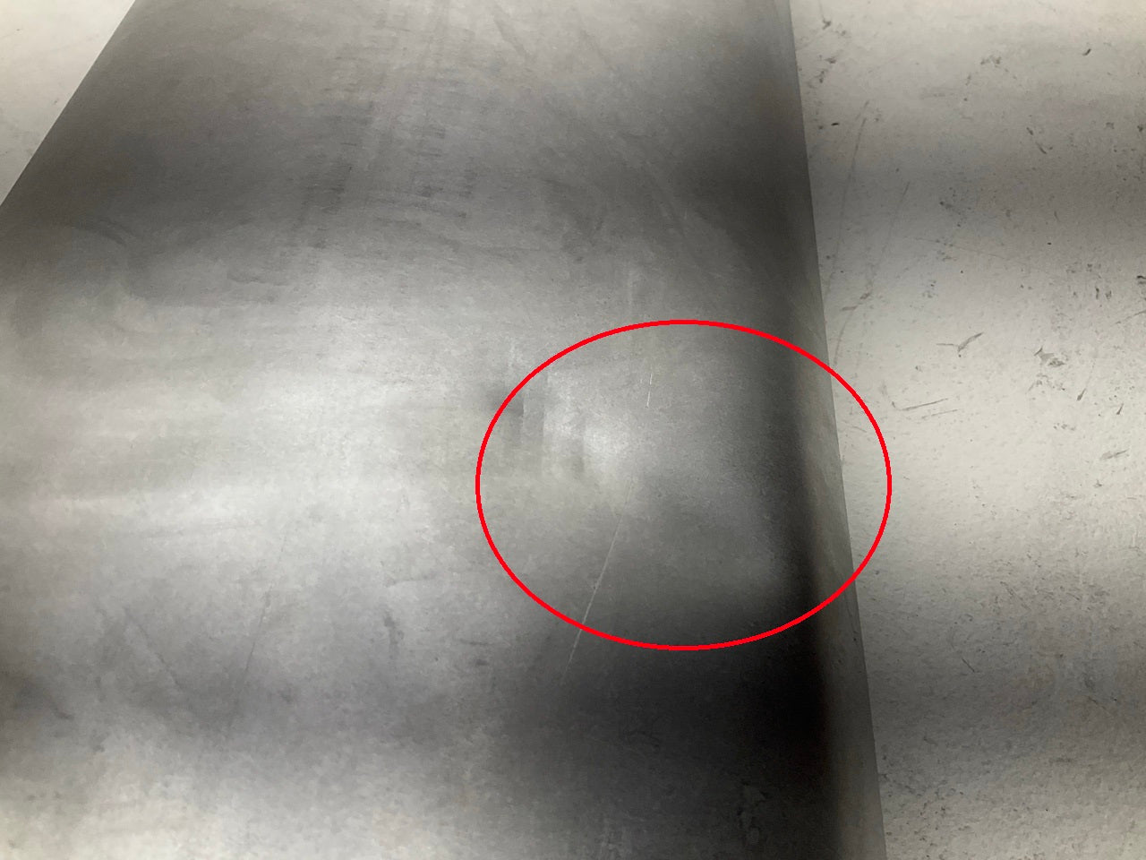 HAS A DENT - SEE ACTUAL PHOTOS - Walker 22990 Direct Fit Exhaust Muffler