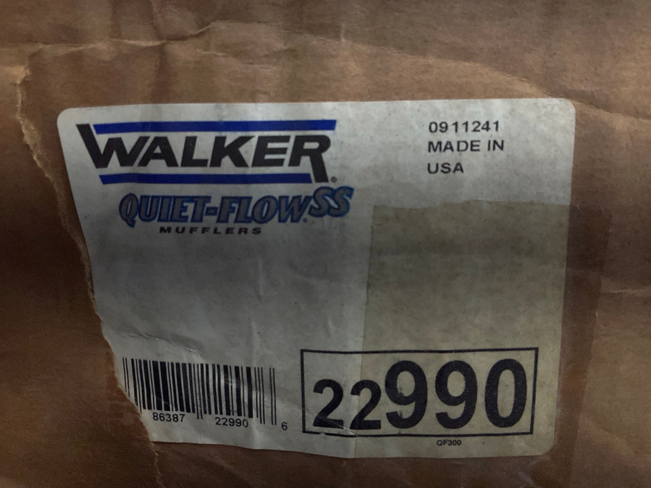 HAS A DENT - SEE ACTUAL PHOTOS - Walker 22990 Direct Fit Exhaust Muffler