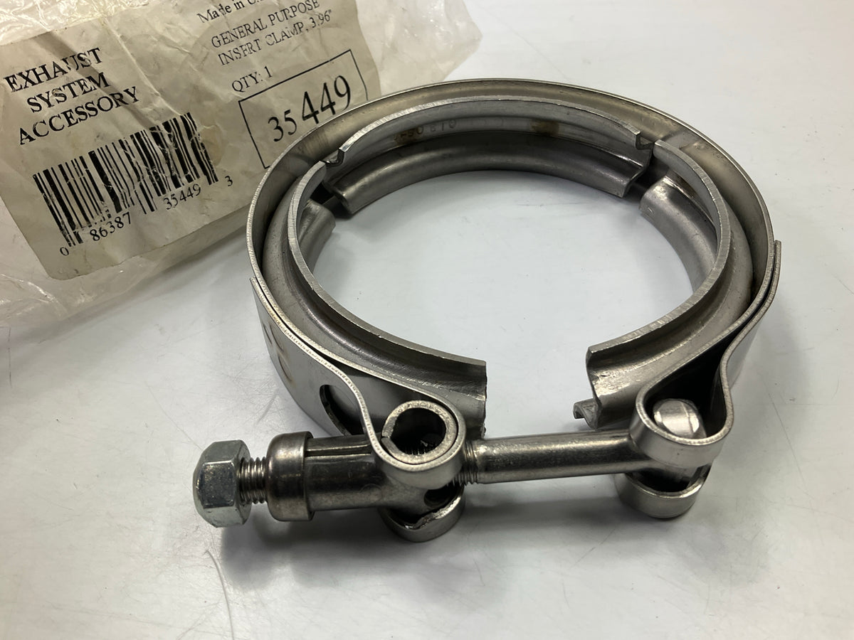 Walker 35449 - 3'' Diameter Heavy Duty Stainless Steel Natural V-Band Clamp