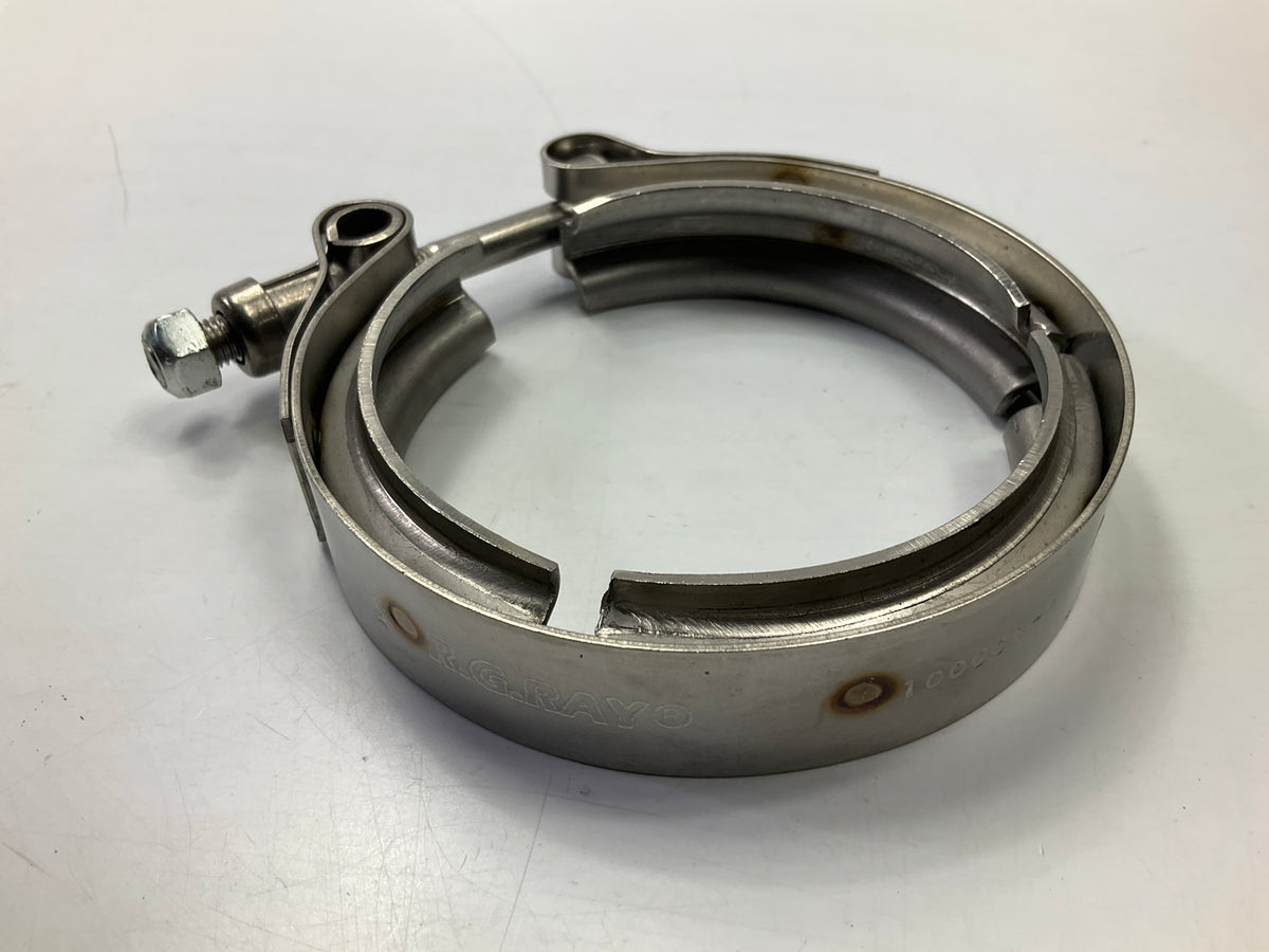 Walker 35449 - 3'' Diameter Heavy Duty Stainless Steel Natural V-Band Clamp
