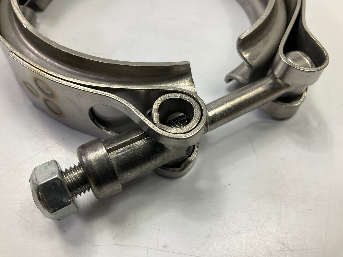 Walker 35449 - 3'' Diameter Heavy Duty Stainless Steel Natural V-Band Clamp