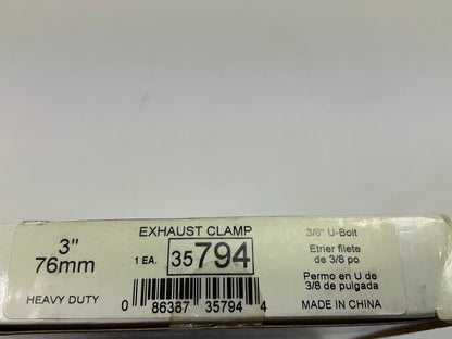 (2) Walker 35794 Exhaust Clamps - 3''
