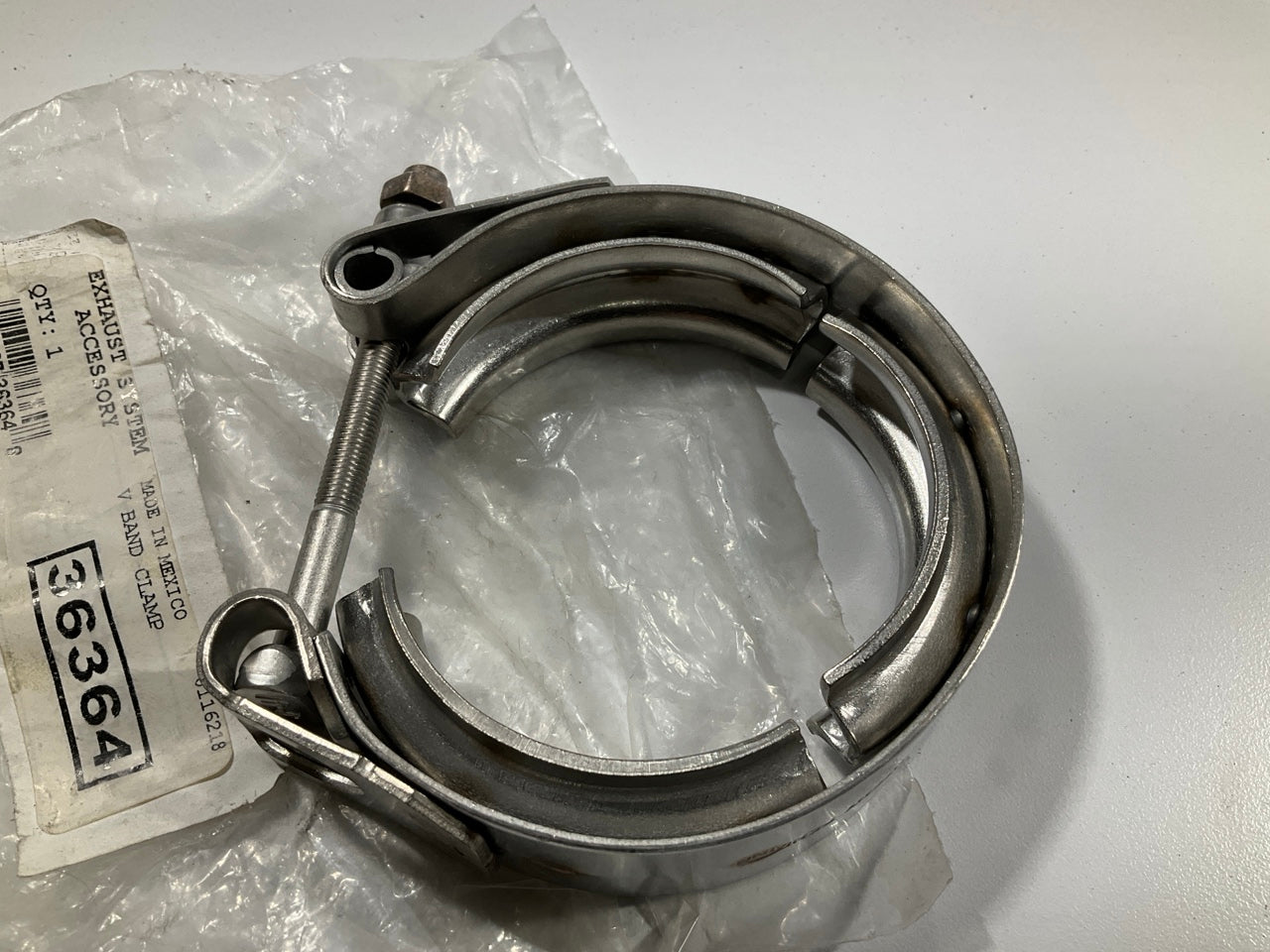 Walker 36364 V-Band Steel Exhaust Clamp - 2-1/4'' Diameter