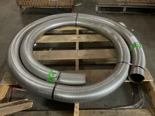 25 FEET - Walker Heavy Duty 40023 Stainless Universal 5'' Exhaust Flex Pipe Tube