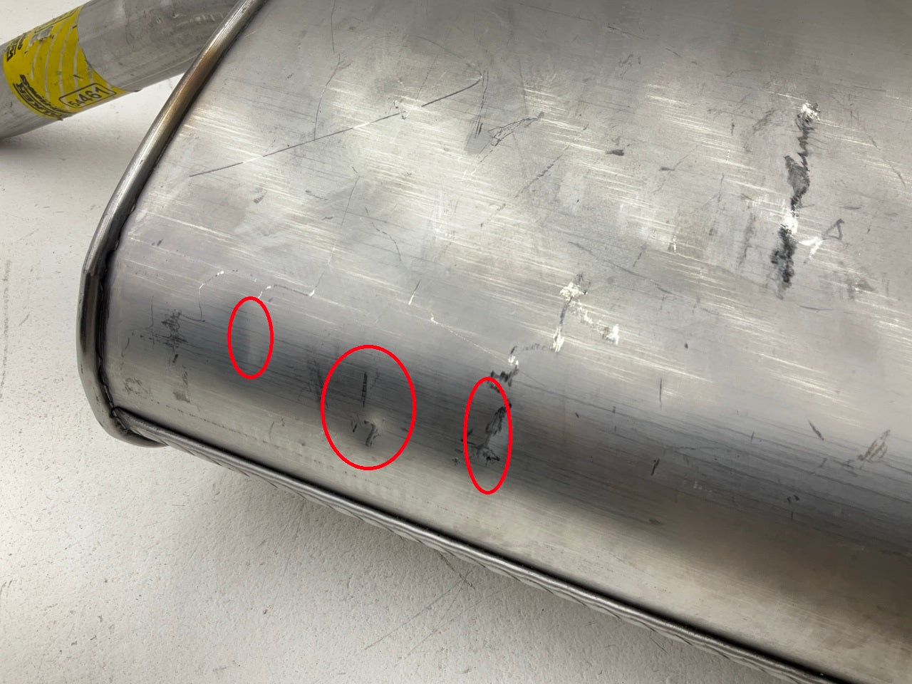 HAS SOME DENTS, SEE ACTUAL PHOTOS - Walker 54461 Exhaust Muffler - 03-13 Corolla