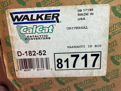 Walker 81717 CARB Universal Catalytic Converter, 2'' Inlet, 2'' Outet, 17.5'' Long