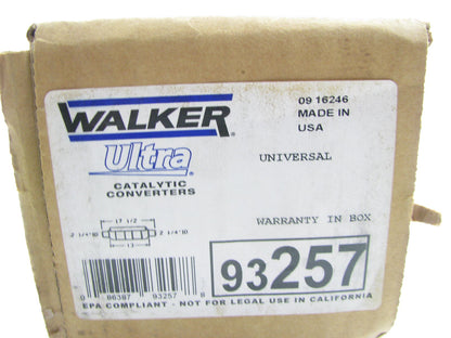 Walker 93257 UNIVERSAL 2-1/4'' Catalytic Converter, 17.5'' Long, 2.25'' Inlet & Out