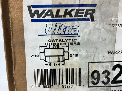 Walker 93270 Universal Catalytic Converter 2.00'' ID / OD