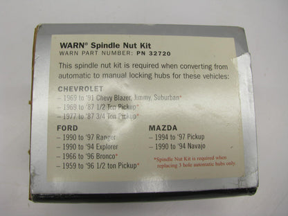 Warn 32720 Locking Hub Spindle Nut Conversion Kit