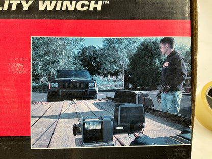 Warn 92000 2,000 Lbs DC 12V Electric Utility Winch With Steel Cable