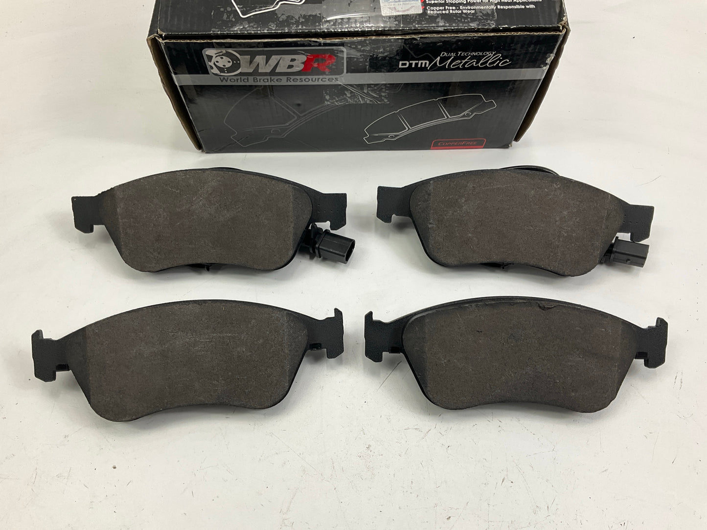 WBR 1117-01 Front Brake Pads For 2006-2009 Audi A8 Quattro
