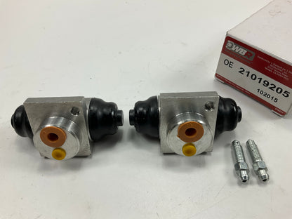 (2) WBR 21019205 Rear Drum Brake Wheel Cylinder