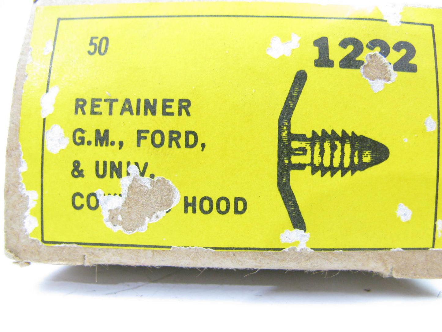 (46) WE 1222 Hood Cover Retainer - GM, Ford, & Universal