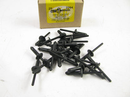 (25) We 2264 Plastic Blind Rivet - 5mm Hole Size