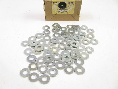 (68) We 2601 Flat Washer SAE - Plated 1/4''