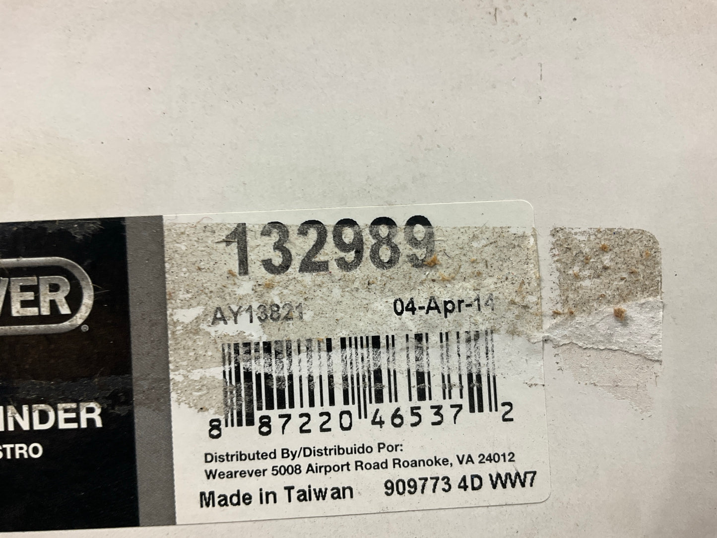 Wearever 132989 Brake Master Cylinder For 1995-2002 Kia Sportage Manual Trans